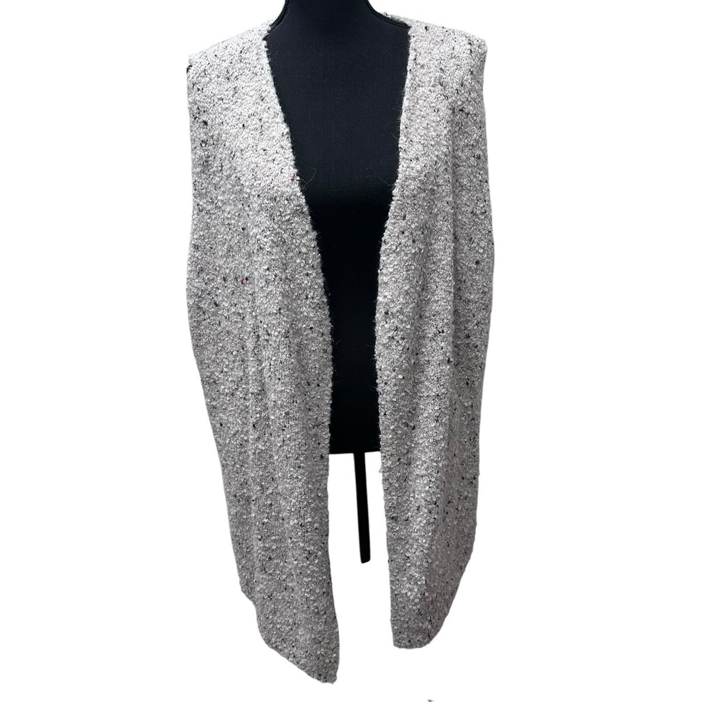 Bob Timberlake Open Cardigan Sweater Alpaca Blend Boho Minimalist XL Beige‎